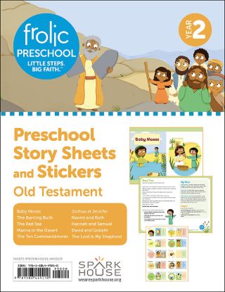 Picture of Frolic Preschool  Old Testament  Year 2  Ages 3-5  Story Sheets and Stickers