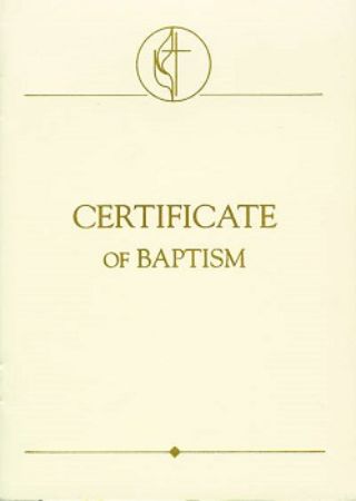 Picture for category Baptism Certificates