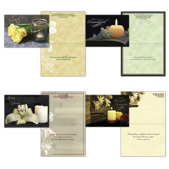 Picture of Candles Sympathy Boxed Cards - Box of 12
