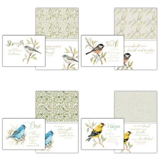 Picture of Inspiring Birds Encouragement Boxed Cards - Box of 12