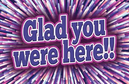 Picture of Kids Glad You Were Here Postcard