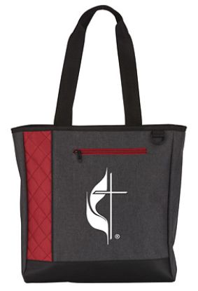 Picture of Heathered Polyester Cross & Flame Bag