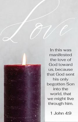 Picture of PKG 100 Love Advent Bulletin
