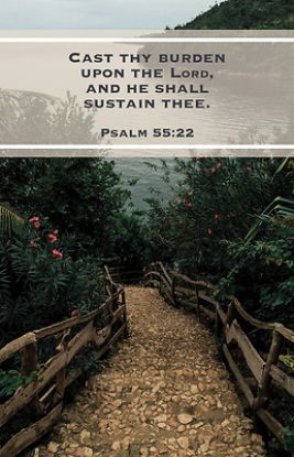 Picture of Cast Thy Burden Worship Bulletin PKG 100