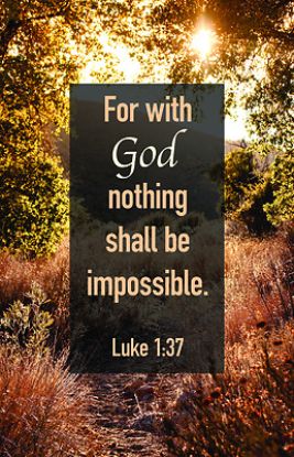 Picture of With God Worship Bulletin PKG 100