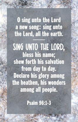 Picture of O Sing Unto the Lord New Year Bulletin Pack of 100