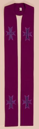 Picture of Multi-Cross Stole PURPLE