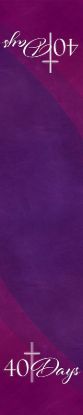 Picture of 40 Days Lent Table Runner