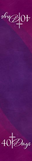 Picture of 40 Days Lent Table Runner