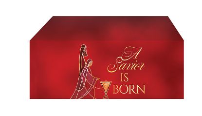 Picture of Nativity of Jesus Altar Frontal - Red